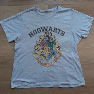 Hogwarts Vintage Crest - Harry Potter - New Women's 2XL Silver Grey T-Shirt